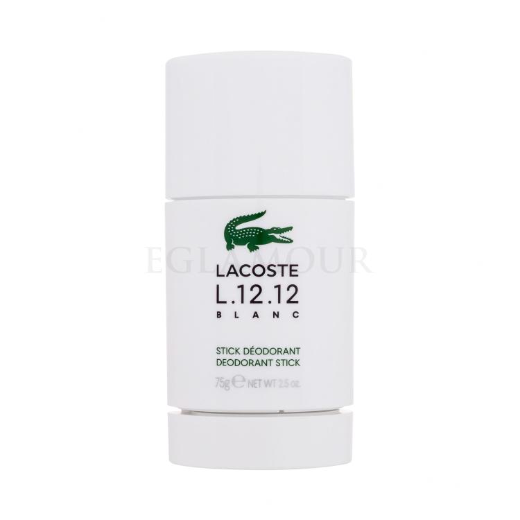 Lacoste L.12.12 Blanc Dezodorant dla mężczyzn 75 ml