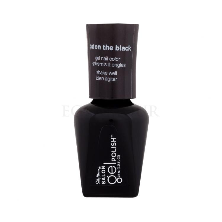 Sally Hansen Salon Gel Polish Gel Nail Color Lakier do paznokci dla kobiet 7 ml Odcień 260 Pat On The Black