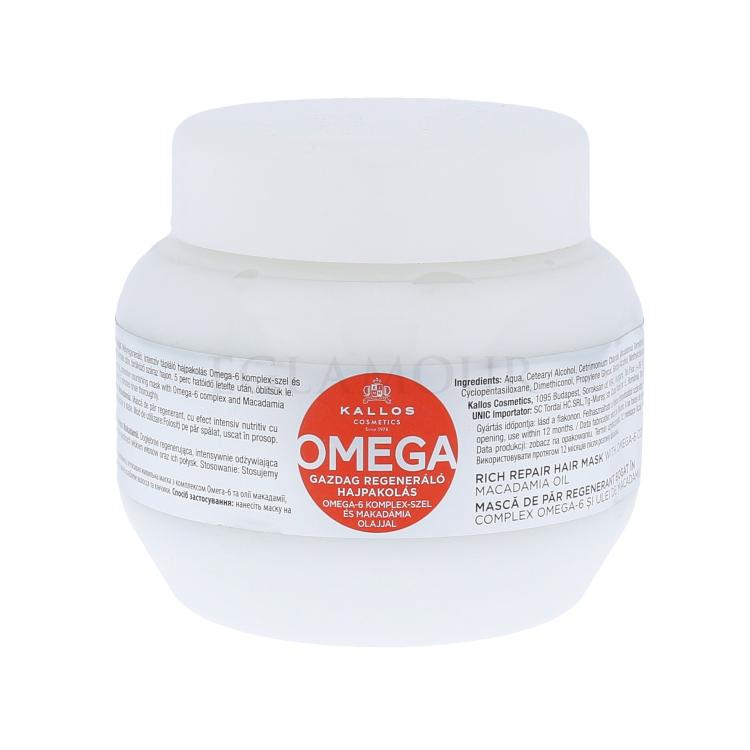 Kallos Cosmetics Omega Maska do włosów dla kobiet 275 ml