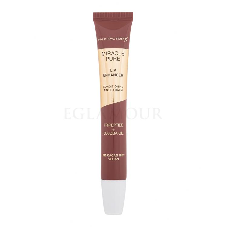 Max Factor Miracle Pure Lip Enhancer Balsam do ust dla kobiet 12 ml Odcień 020 Cacao Nibs