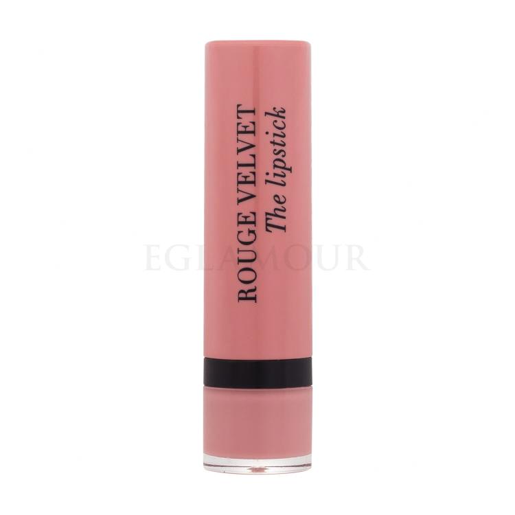 BOURJOIS Paris Rouge Velvet The Lipstick Pomadka dla kobiet 2,4 g Odcień 47 Rose Brûlé