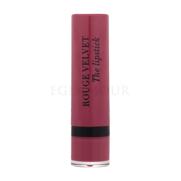 BOURJOIS Paris Rouge Velvet The Lipstick Pomadka dla kobiet 2,4 g Odcień 54 Cherry D’Amour