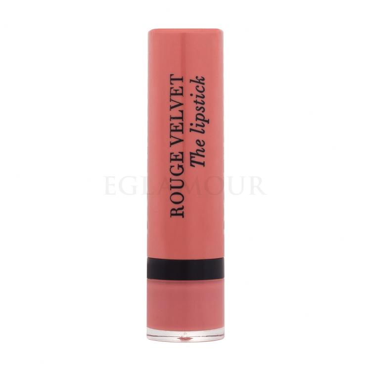 BOURJOIS Paris Rouge Velvet The Lipstick Pomadka dla kobiet 2,4 g Odcień 49 Maca’Rose