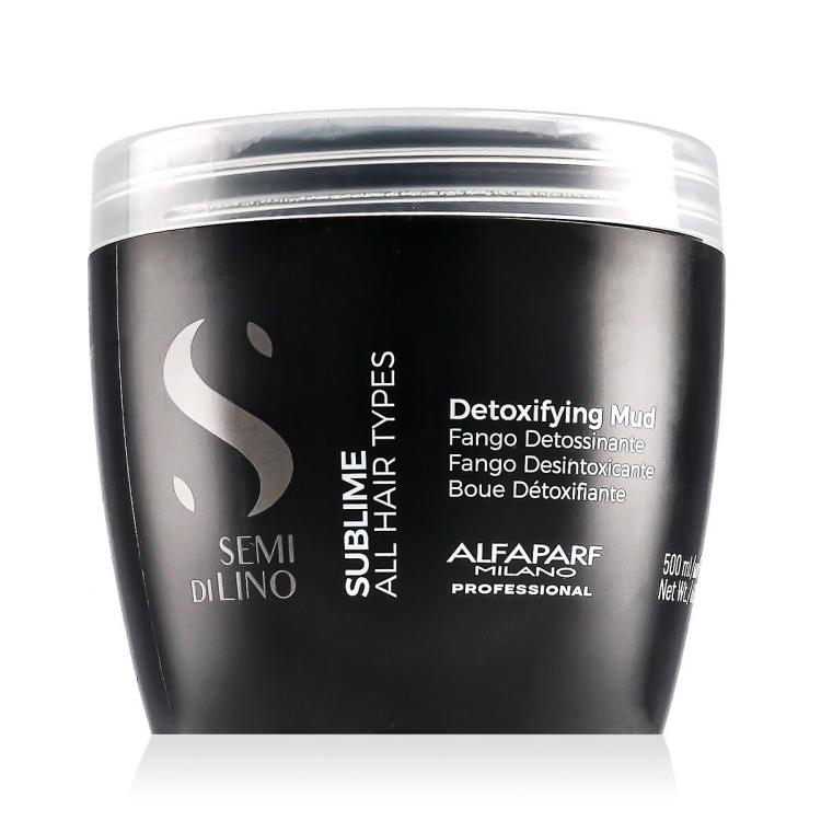 ALFAPARF MILANO Semi Di Lino Sublime Detoxifying Mud Maska do włosów dla kobiet 500 ml