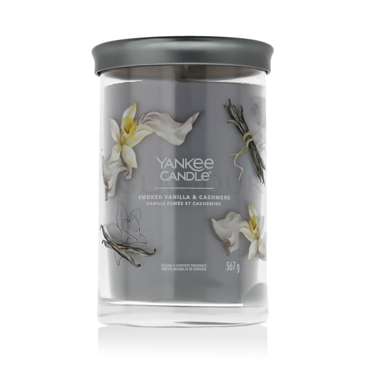 Yankee Candle Signature Smoked Vanilla &amp; Cashmere Tumbler Świeczka zapachowa 567 g