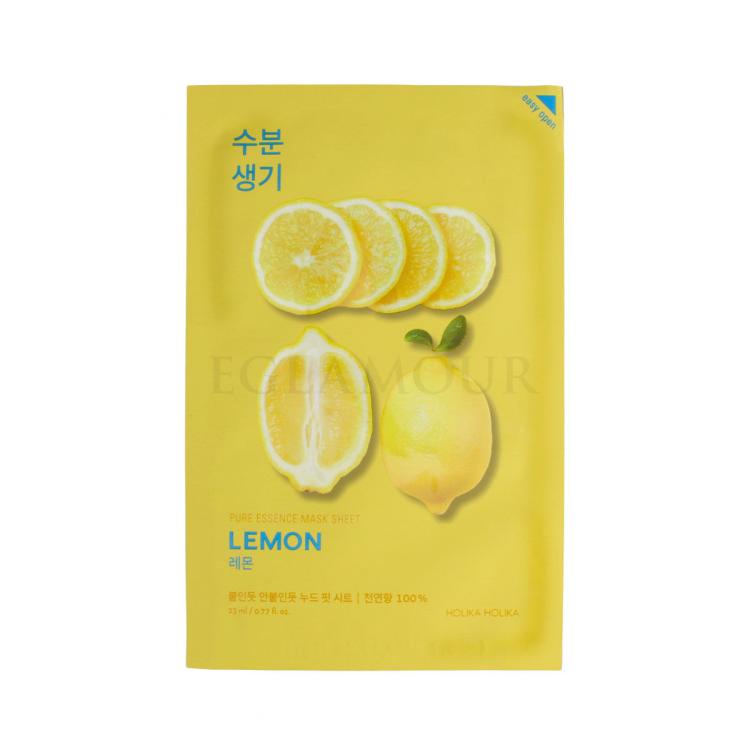 Holika Holika Pure Essence Mask Sheet Lemon Maseczka do twarzy 20 ml
