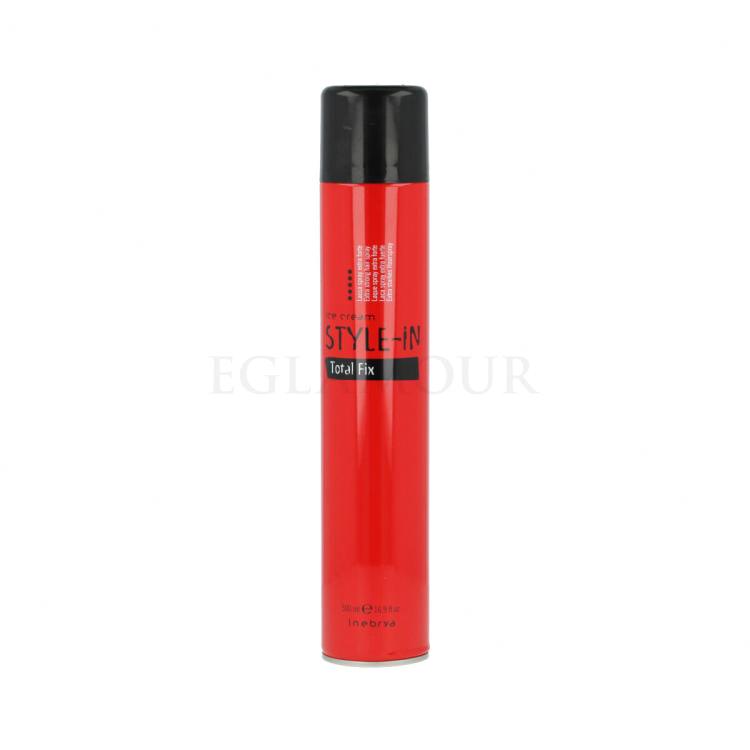 Inebrya Style-In Ice Cream Total Fix Hairspray Lakier do włosów 500 ml