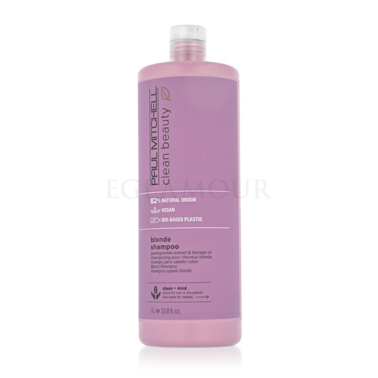 Paul Mitchell Clean Beauty Color Protect Blonde Shampoo Szampon do włosów dla kobiet 1000 ml