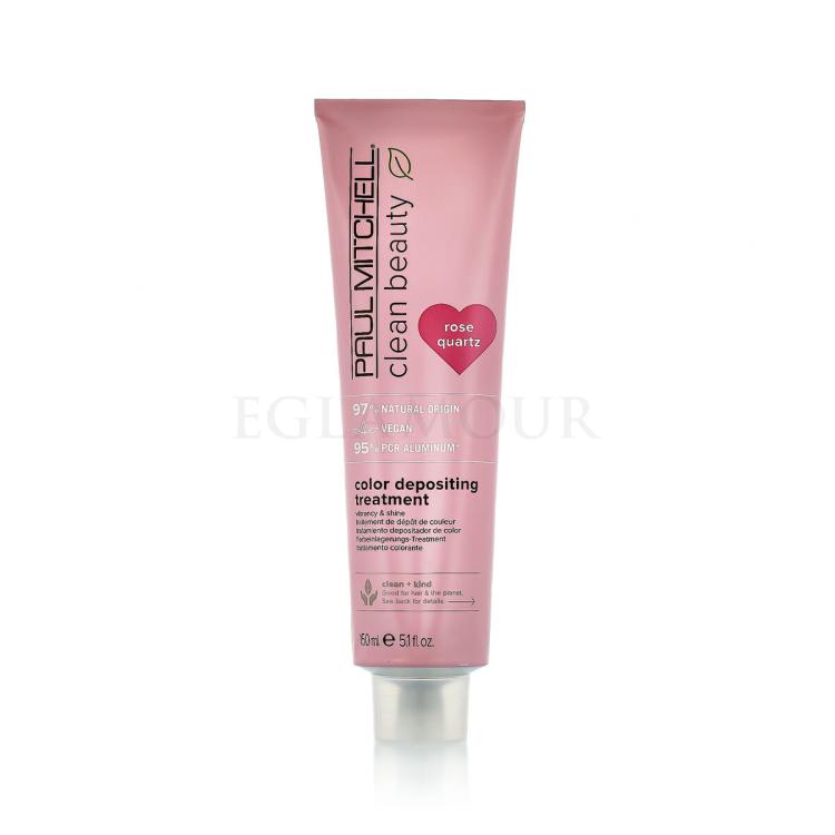 Paul Mitchell Clean Beauty Color Protect Color Depositing Treatment Maska do włosów dla kobiet 150 ml Odcień Rose Quartz