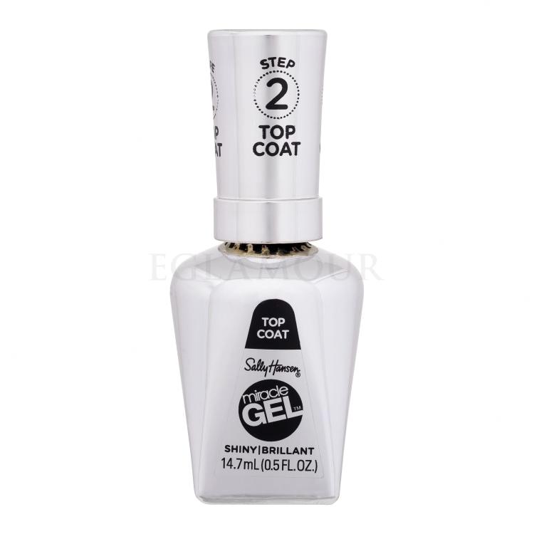 Sally Hansen Miracle Gel Top Coat Lakier do paznokci dla kobiet 14,7 ml Odcień 101 Top Coat