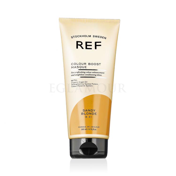REF Colour Boost Masque Farba do włosów 200 ml Odcień Sandy Blonde 8.31