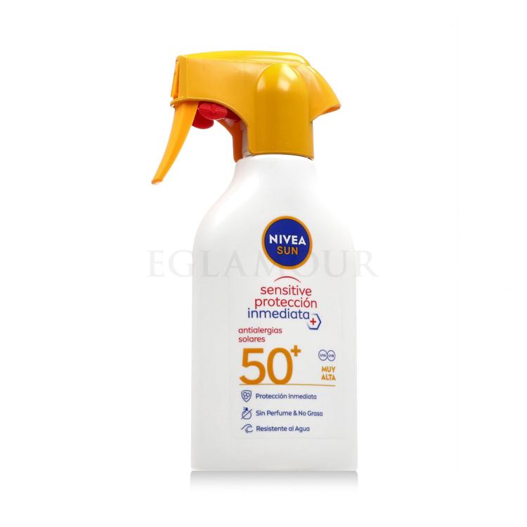 Nivea Sun Sensitive Immediate Protect Spray SPF50+ Preparat do opalania ciała 270 ml