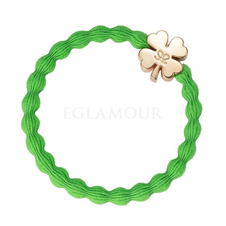 By Eloise London Gold Clover Leaf Gumka do włosów dla kobiet 1 szt Odcień Apple Green