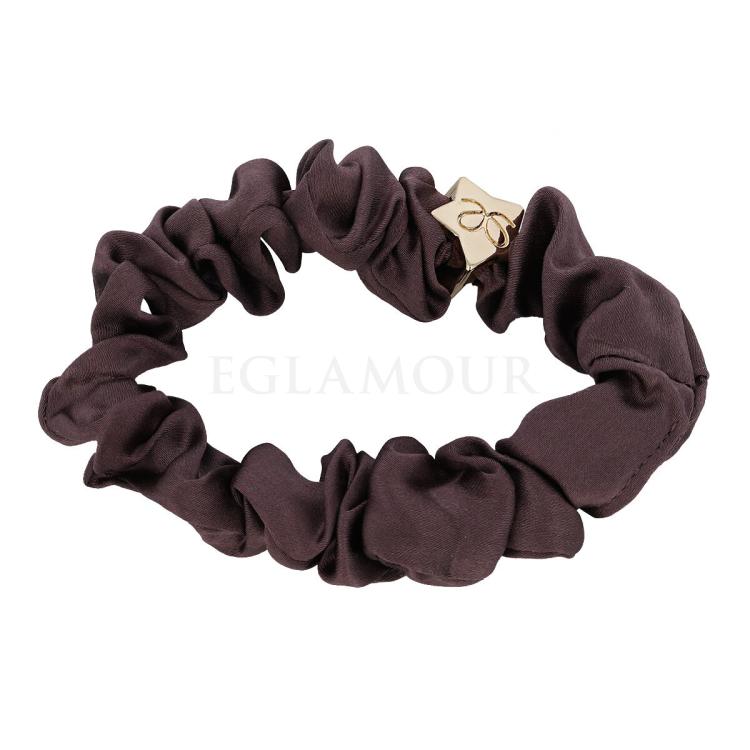 By Eloise London Silk Scrunchie Gold Star Gumka do włosów dla kobiet 1 szt Odcień Mulbery