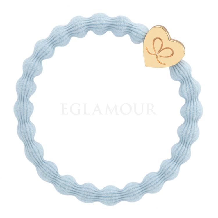 By Eloise London Gold Heart Gumka do włosów dla kobiet 1 szt Odcień Sky Blue