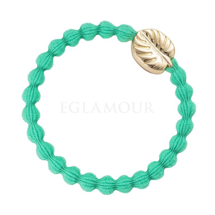 By Eloise London Gold Palm Leaf Gumka do włosów dla kobiet 1 szt Odcień Jungle Green