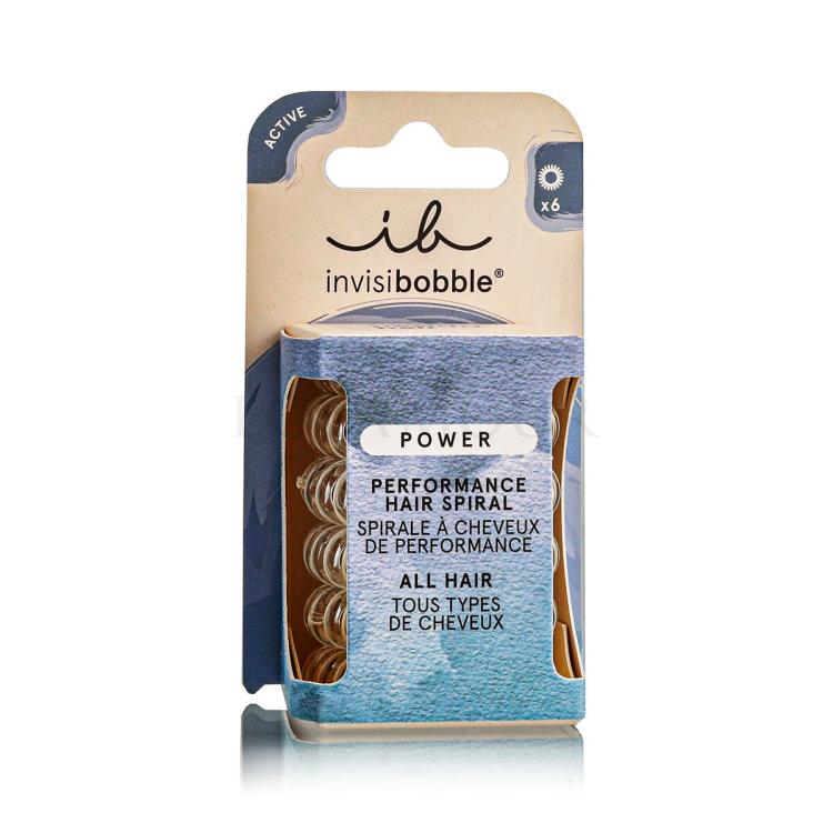 Invisibobble Power Performance Hair Spiral Gumka do włosów dla kobiet Odcień Crystal Clear Zestaw