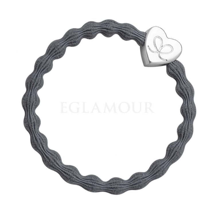 By Eloise London Silver Heart Gumka do włosów dla kobiet 1 szt Odcień Storm Grey