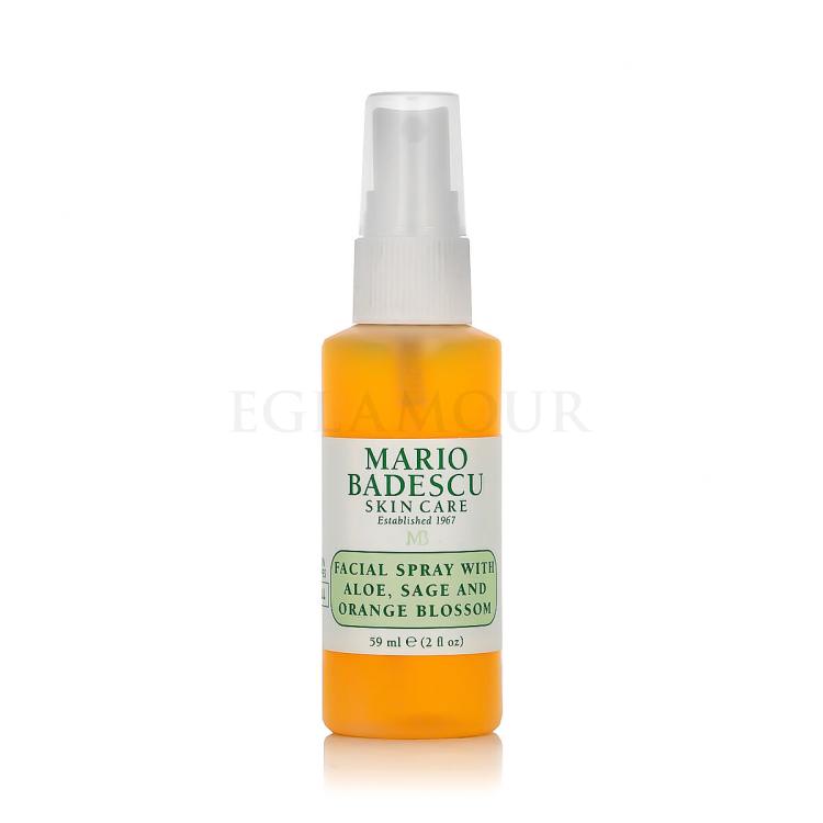 Mario Badescu Facial Spray Aloe, Sage and Orange Blossom Wody i spreje do twarzy 59 ml