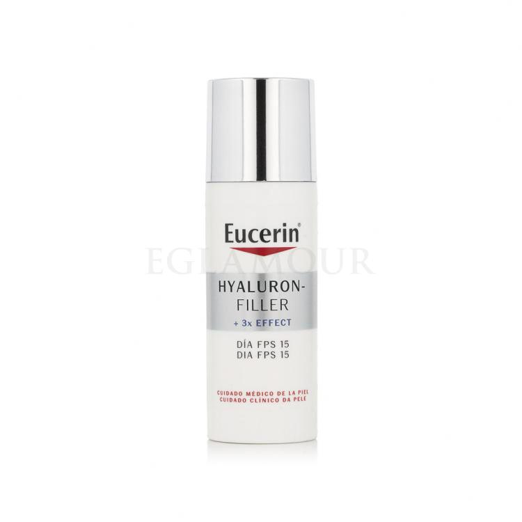 Eucerin Hyaluron-Filler + 3x Effect Day Cream SPF15 Krem do twarzy na dzień dla kobiet 50 ml