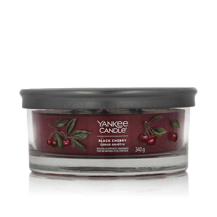 Yankee Candle Signature Black Cherry Świeczka zapachowa 340 g