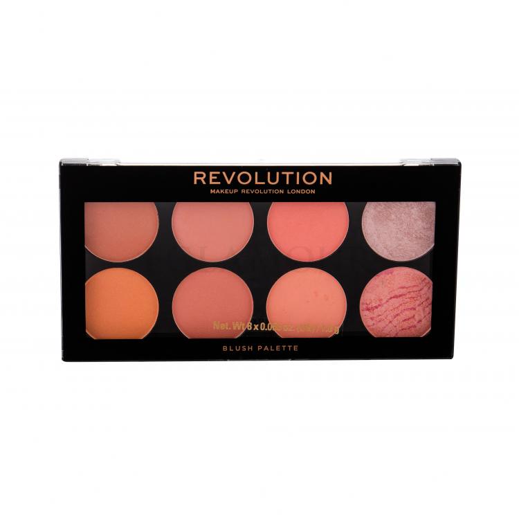 Makeup Revolution London Blush Palette Róż dla kobiet 12,8 g Odcień Hot Spice