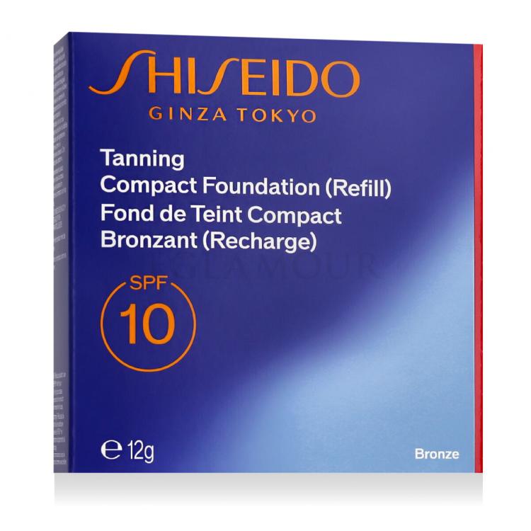 Shiseido Sun Protection Tanning Compact Foundation SPF10 Podkład dla kobiet Napełnienie 12 g Odcień Bronze