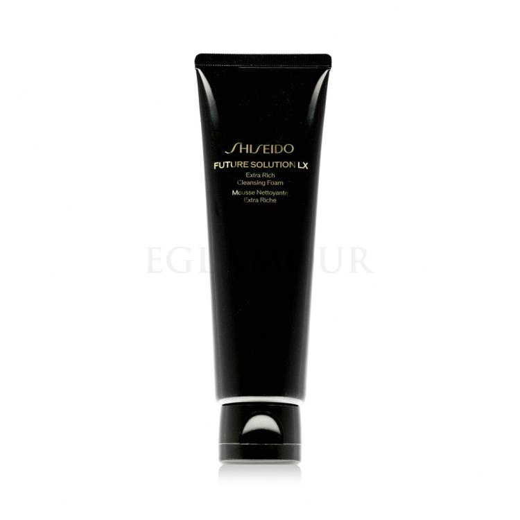 Shiseido Future Solution LX Extra Rich Cleansing Foam Pianka oczyszczająca dla kobiet 125 ml