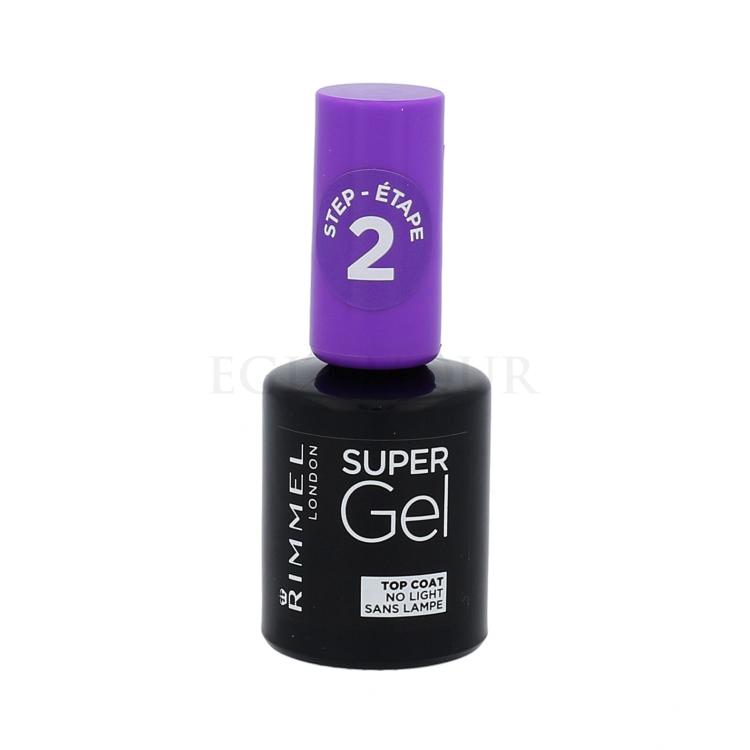Rimmel London Super Gel Top Coat Lakier do paznokci dla kobiet 12 ml