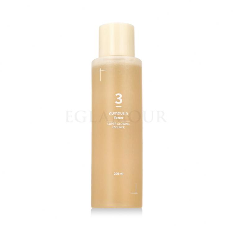 Numbuzin 3 Super Glowing Essence Toner Wody i spreje do twarzy 200 ml
