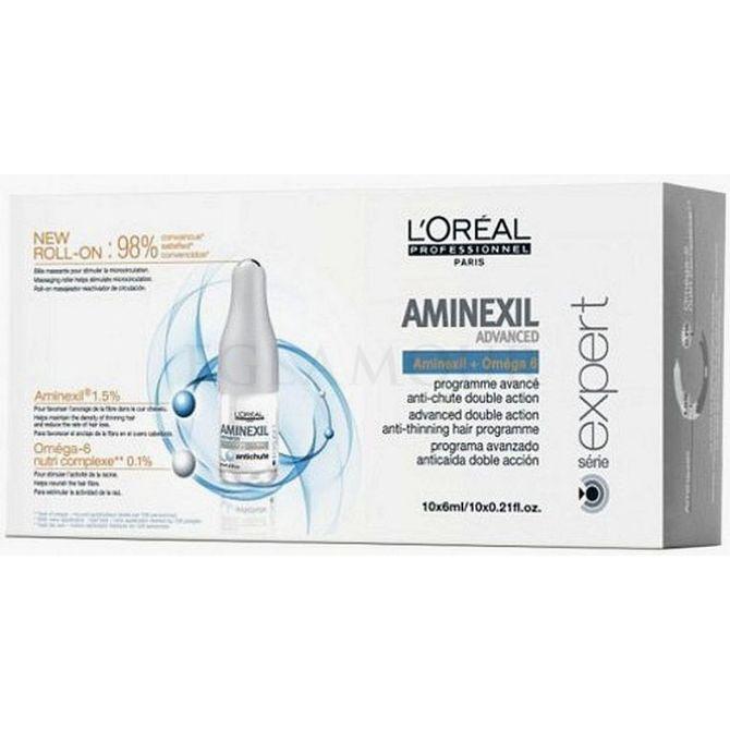 L&#039;Oréal Professionnel Série Expert Aminexil Advanced Preparat przeciw wypadaniu włosów dla kobiet 42x6 ml Uszkodzone pudełko