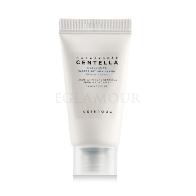 SKIN1004 Hyalu-Cica Water-Fit Sun Serum SPF50+ Preparat do opalania twarzy dla kobiet 15 ml