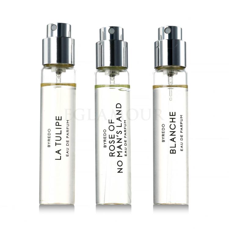BYREDO La Sélection Florale Zestaw woda perfumowana Blanche 12 ml + woda perfumowana La Tulipe 12 ml + woda perfumowana Rose of No Man's Land 12 ml