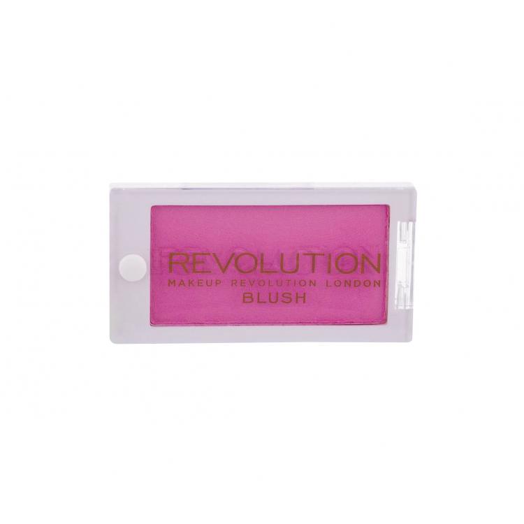 Makeup Revolution London Blush Róż dla kobiet 2,4 g Odcień Wow!
