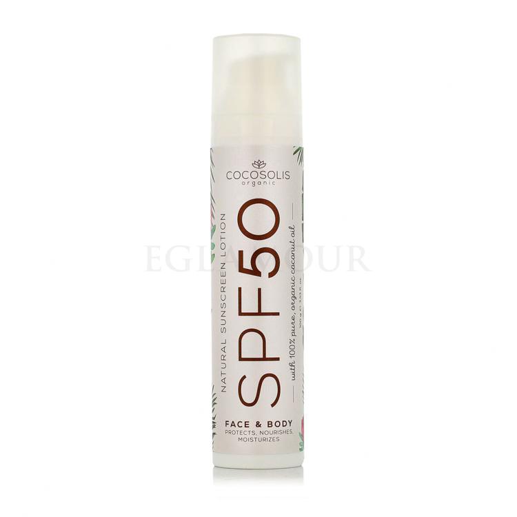 COCOSOLIS Natural Sunscreen Lotion Face &amp; Body SPF50 Preparat do opalania ciała 100 ml