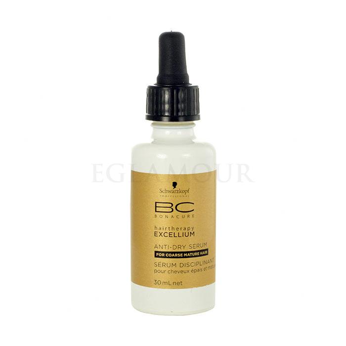 Schwarzkopf Professional BC Bonacure Excellium Anti-Dry Serum do włosów dla kobiet 30 ml Uszkodzone pudełko