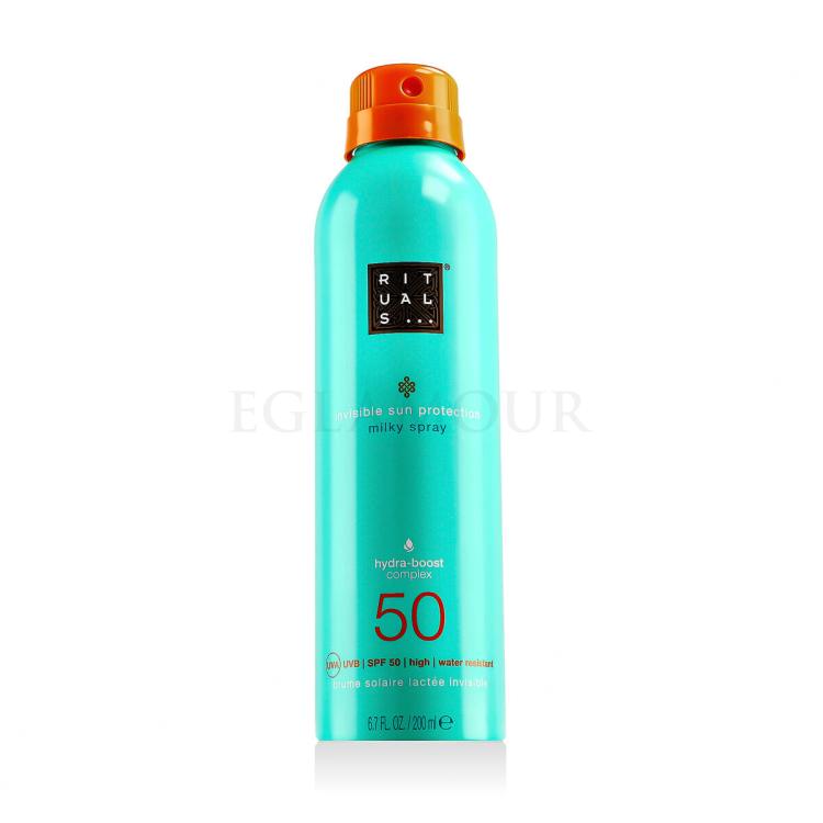Rituals The Ritual Of Karma Invisible Sun Protection Milky Spray SPF50 Preparat do opalania ciała dla kobiet 200 ml