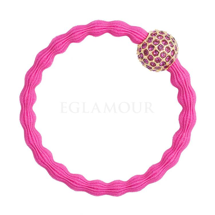 By Eloise London Bling Charms Disco Ball Gumka do włosów dla kobiet 1 szt Odcień Fuchsia