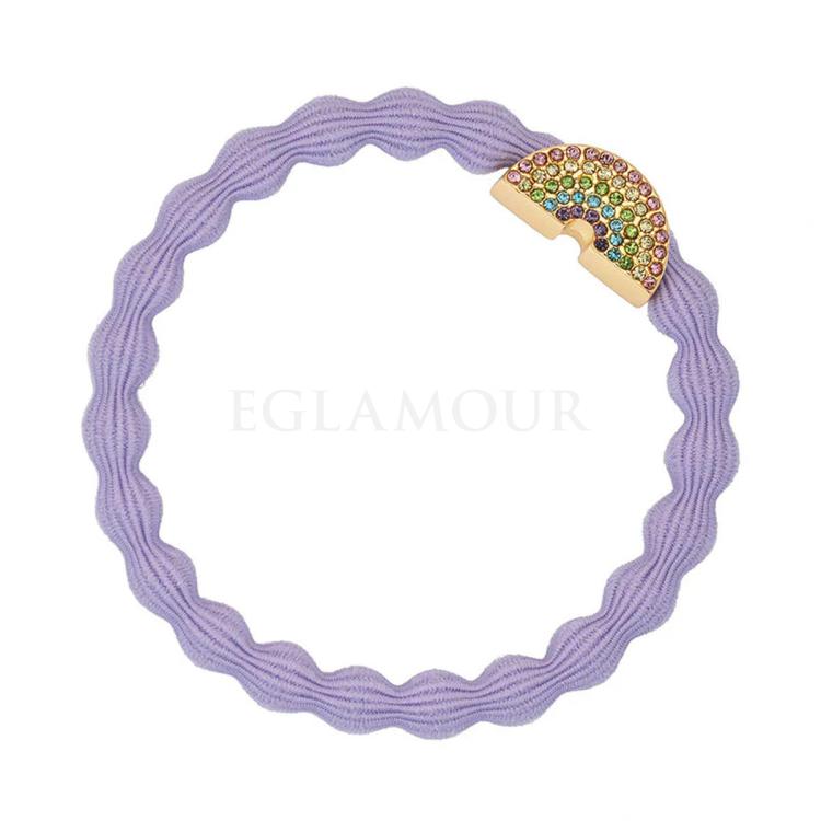 By Eloise London Bling Charms Rainbow Gumka do włosów dla kobiet 1 szt Odcień Lavender
