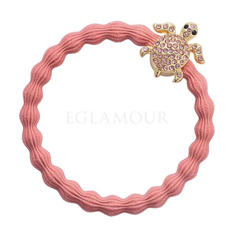 By Eloise London Bling Charms Gold Diamanté Turtle Gumka do włosów dla kobiet 1 szt Odcień Coral