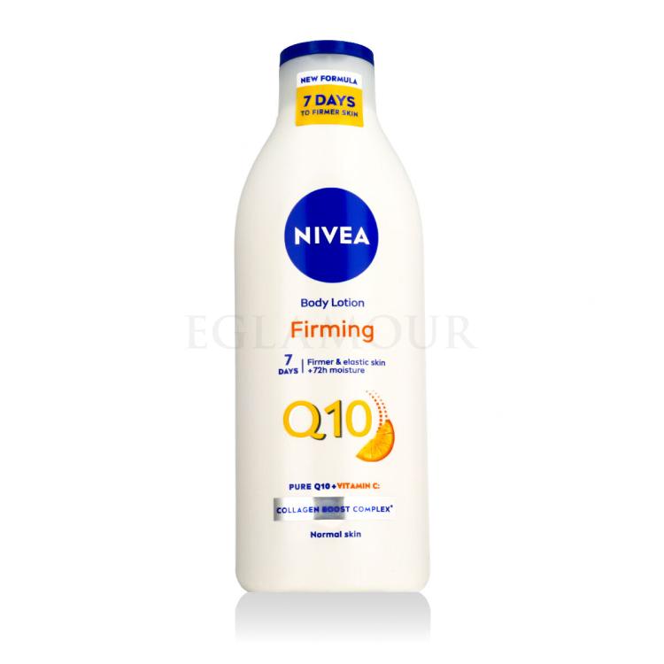Nivea Q10 + Vitamin C Firming Body Lotion Normal Skin Mleczko do ciała dla kobiet 400 ml