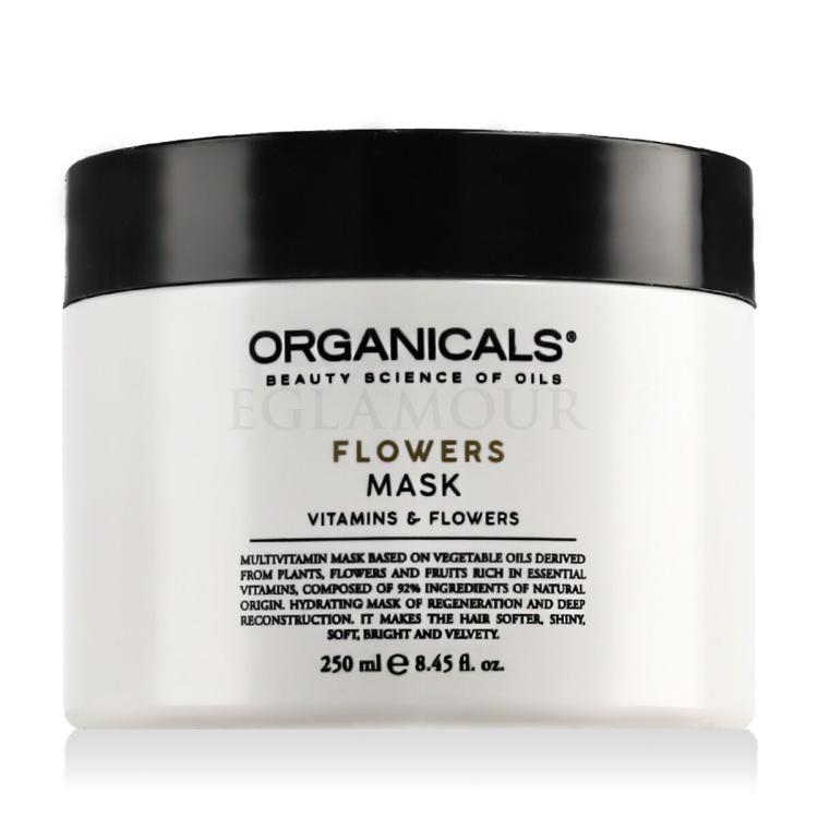Organicals Flowers Mask Maska do włosów dla kobiet 250 ml