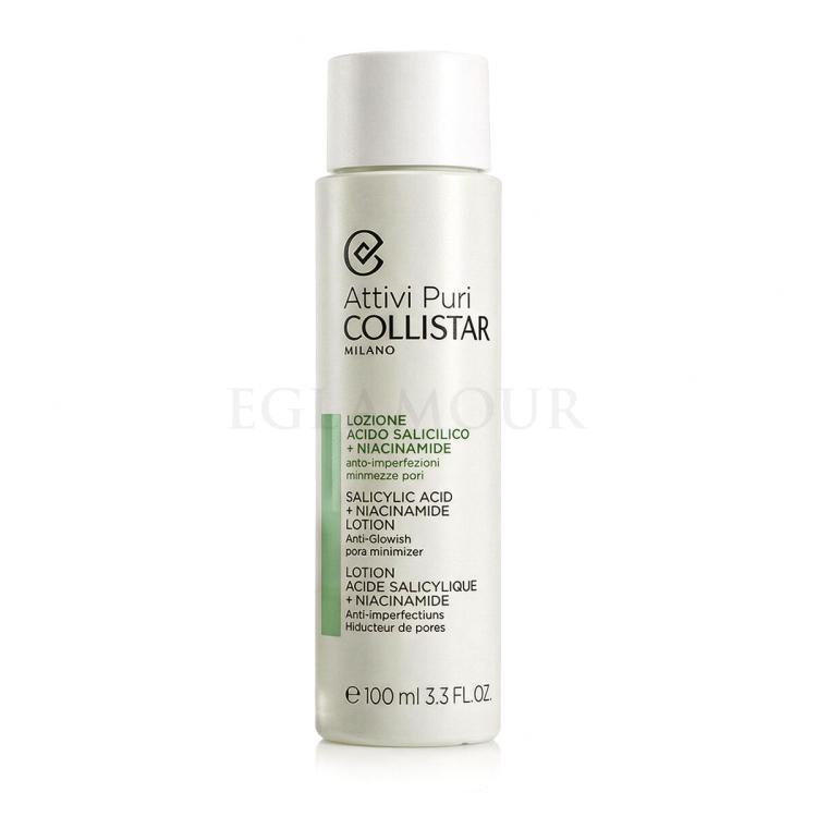 Collistar Attivi Puri Salicylic Acid + Niacinamide Lotion Wody i spreje do twarzy dla kobiet 100 ml