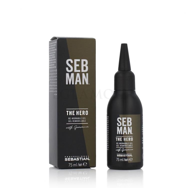 Sebastian Professional Seb Man The Hero Re-Workable Gel Żel do włosów dla mężczyzn 75 ml