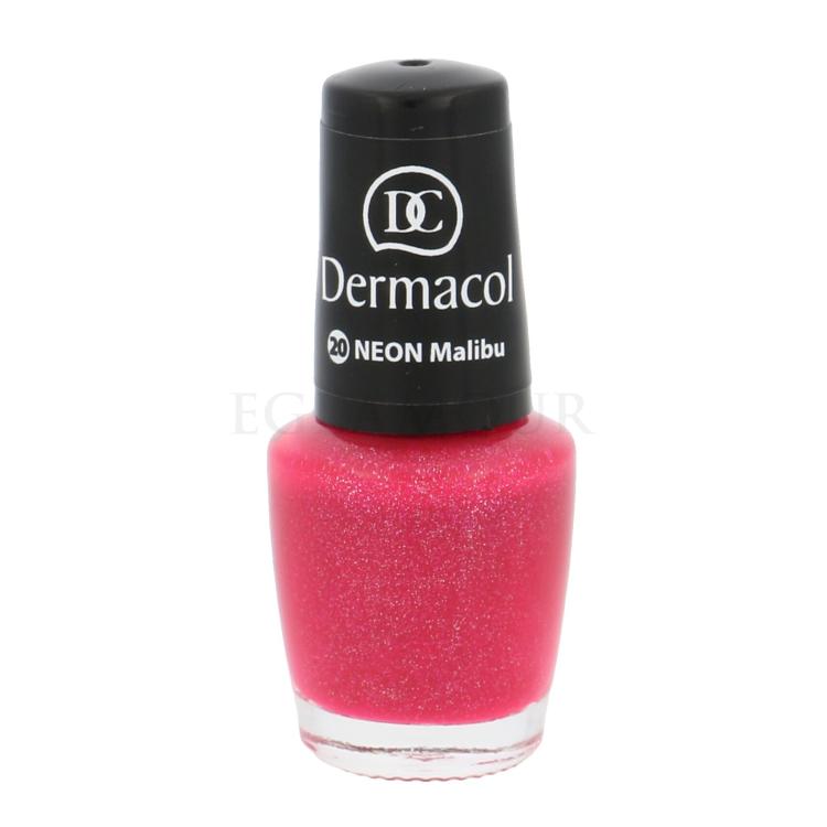Dermacol Neon Lakier do paznokci dla kobiet 5 ml Odcień 20 Malibu