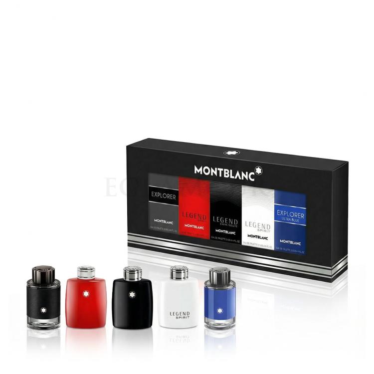Montblanc Discovery Set Zestaw EDP Legend Red 4,5 ml + EDP Explorer 4,5 ml + EDP Explorer Platinum 4,5 ml + EDT Legend Spirit 4,5 ml + EDT Legend 4,5 ml