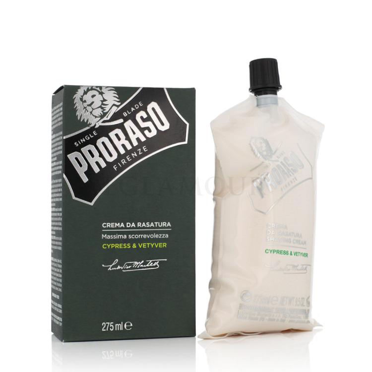 PRORASO Cypress &amp; Vetyver Shaving Cream Krem do golenia dla mężczyzn 275 ml
