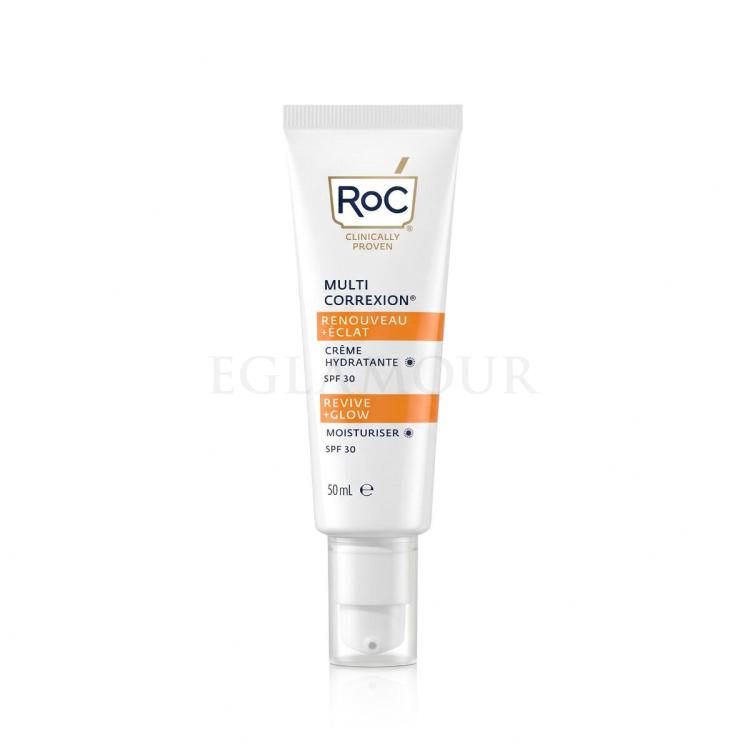 RoC Multi Correxion Revive + Glow Moisturiser SPF30 Krem do twarzy na dzień dla kobiet 50 ml