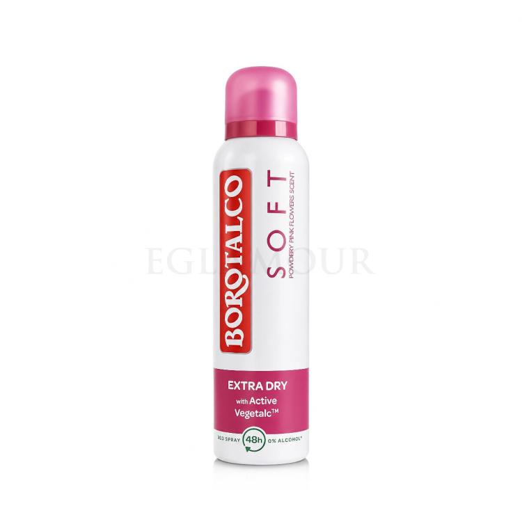Borotalco Soft Talc and Pink Flowers Scent Deo Spray 48H Dezodorant 150 ml