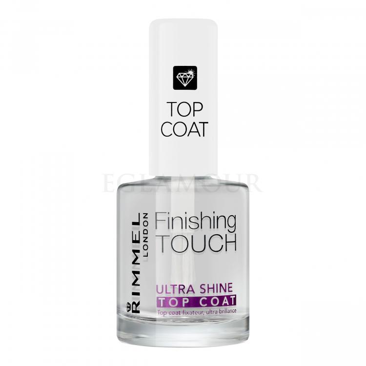 Rimmel London Finishing Touch Ultra Shine Top Coat Lakier do paznokci dla kobiet 12 ml